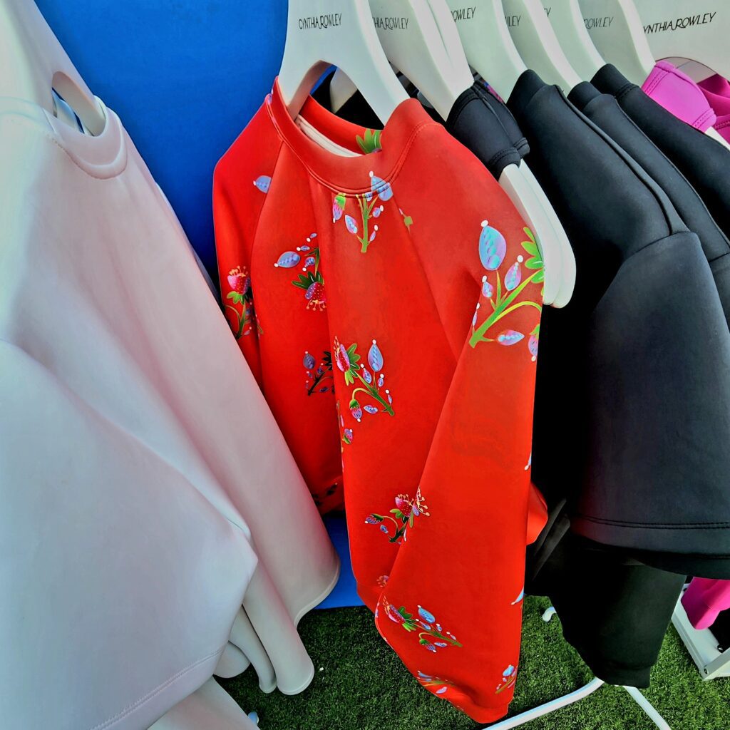 Cynthia Rowley athleisure sneak peek at GLAM SLAM via 360 MAGAZINE