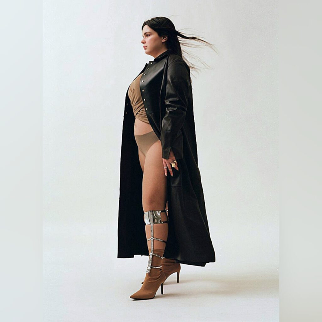 Petite and Curvy model Alicia Gutiérrez of One Management featured in 360 MAGAZINE