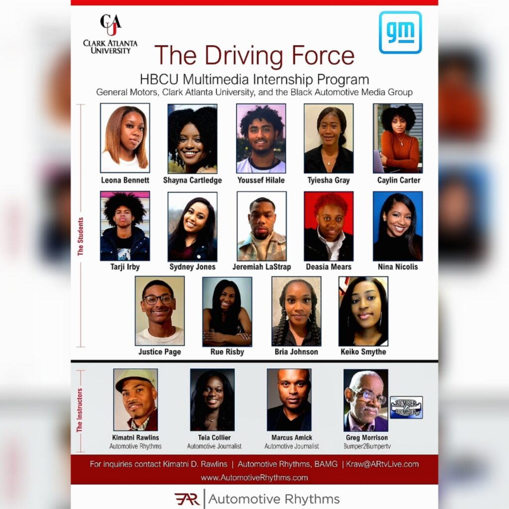 General Motors teams with Black Automotive Media Group for The Driving Force Internship Program at HBCU via 360 MAGAZINE