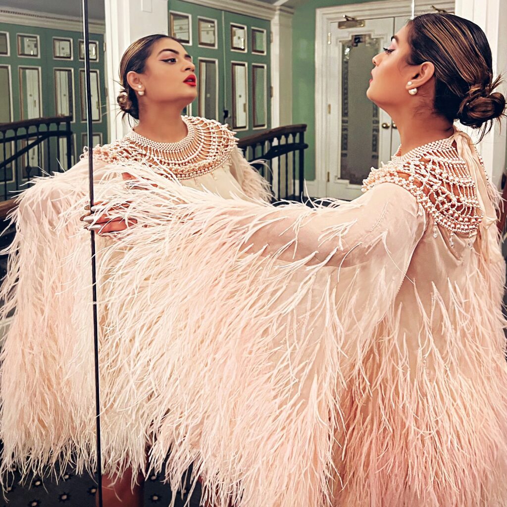 Rini Jain, South Asian Content Creator and American Influencer Award Nominee, attends New York Fashion Week, culminating with an exclusive by 360 MAGAZINE.