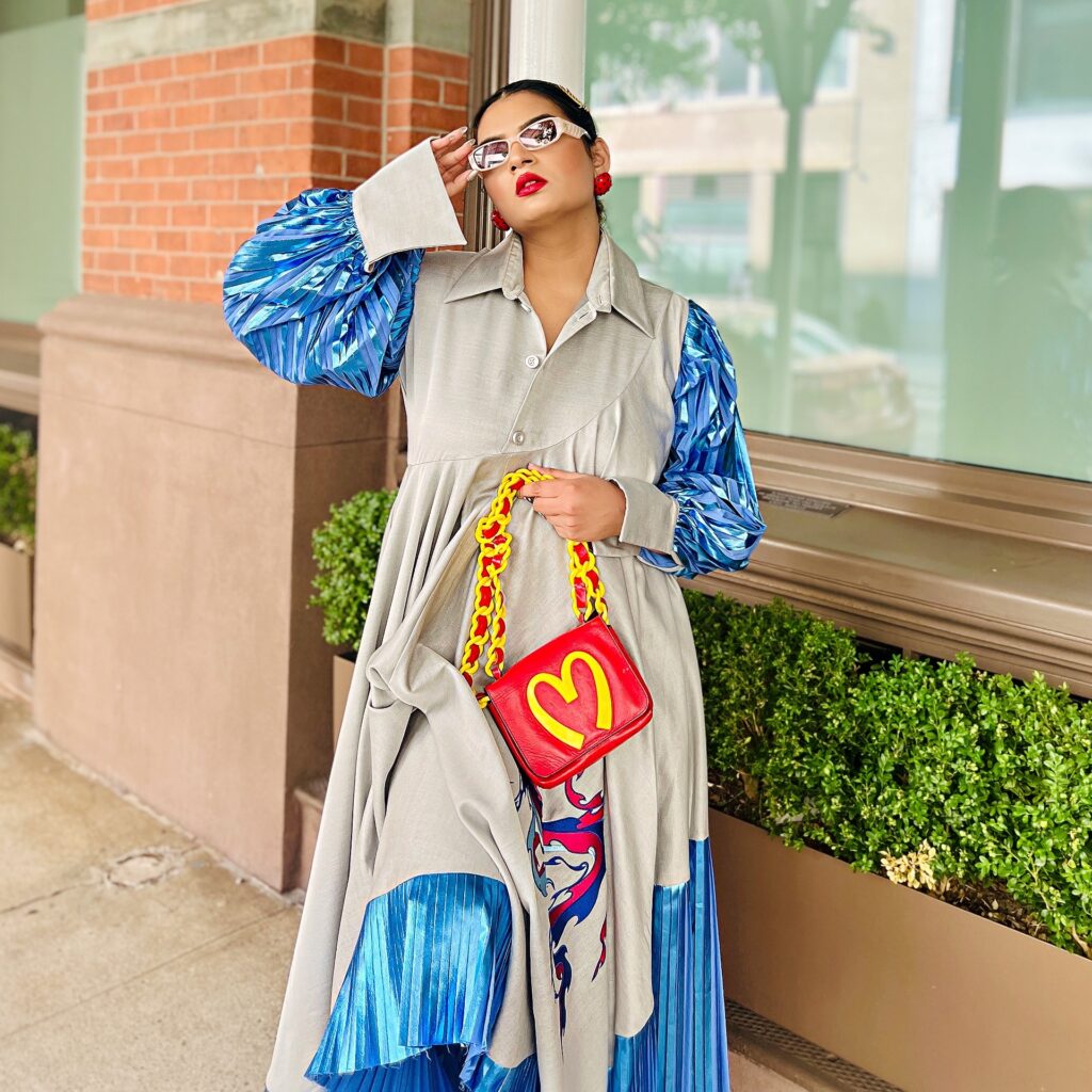 Rini Jain, South Asian Content Creator and American Influencer Award Nominee, attends New York Fashion Week, culminating with an exclusive by 360 MAGAZINE.