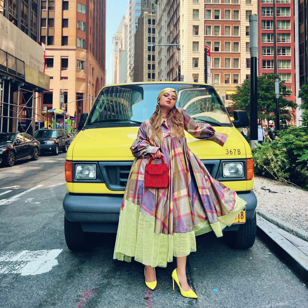 Rini Jain, South Asian Content Creator and American Influencer Award Nominee, attends New York Fashion Week, culminating with an exclusive by 360 MAGAZINE.