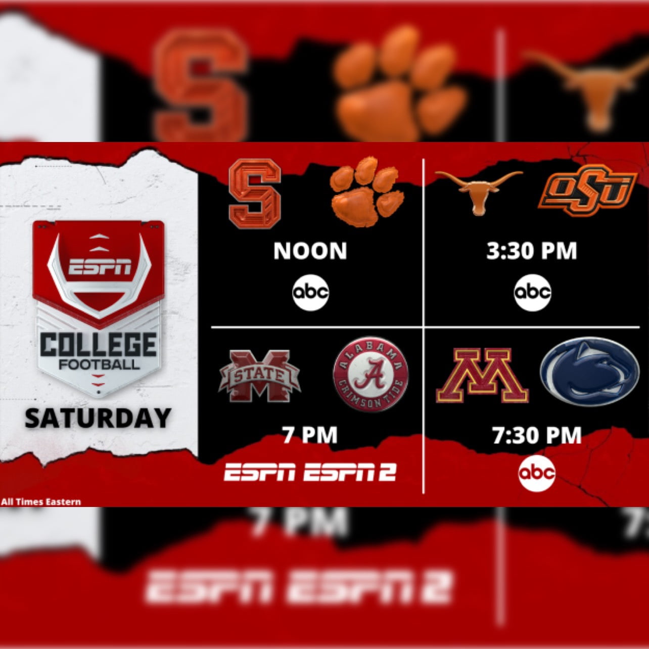 College Football’s Week 8 by ESPN via 360 MAGAZINE