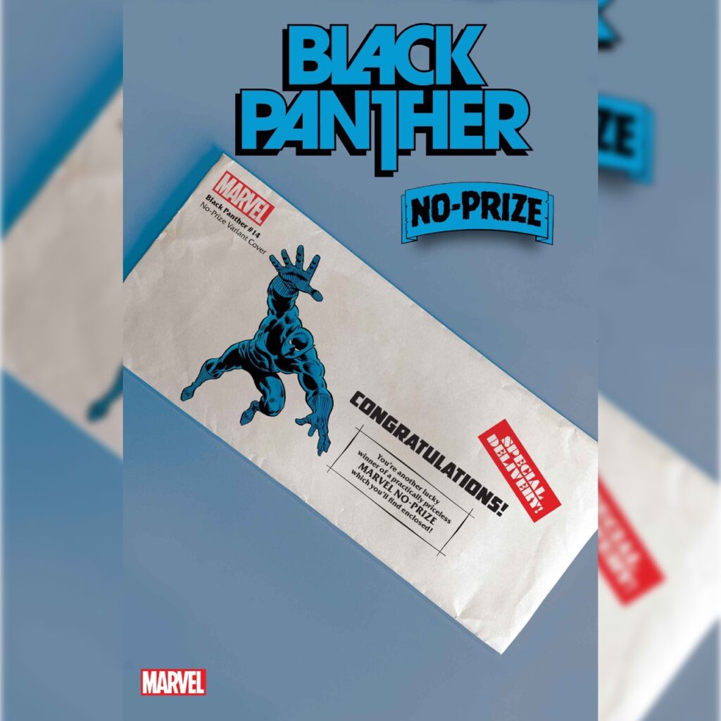 BLACK PANTHER #14 NO-PRIZE VARIANT COVER VIA 360 MAGAZINE