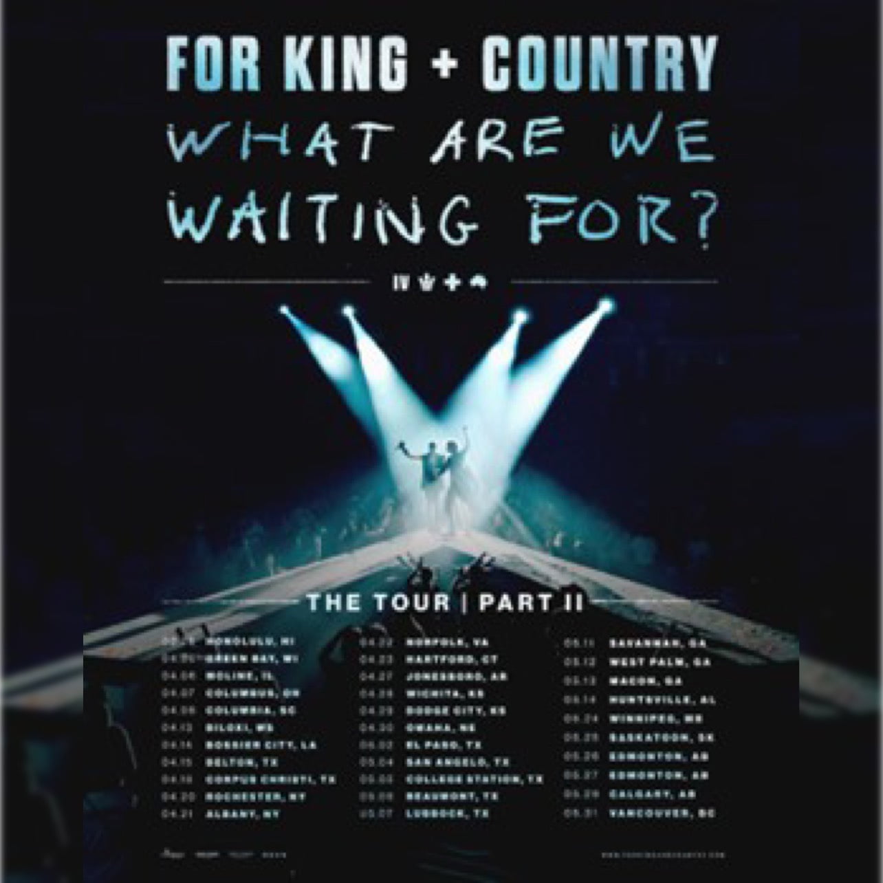 FOR KING + COUNTRY - "WHAT ARE WE WAITING FOR?" TOUR via 360 MAGAZINE