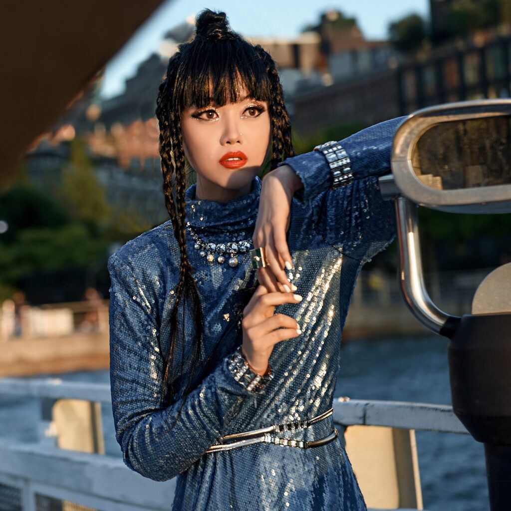 Jessica Minh Anh and Hudson River Park catwalk collaboration in NYC via 360 MAGAZINE.