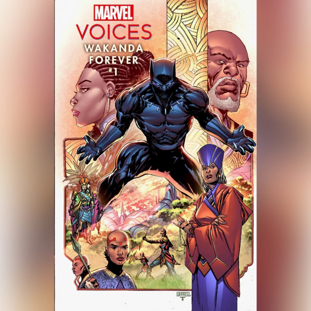 Marvel's Voices Wakanda Fovever at New York Comic Con via 360 MAGAZINE.