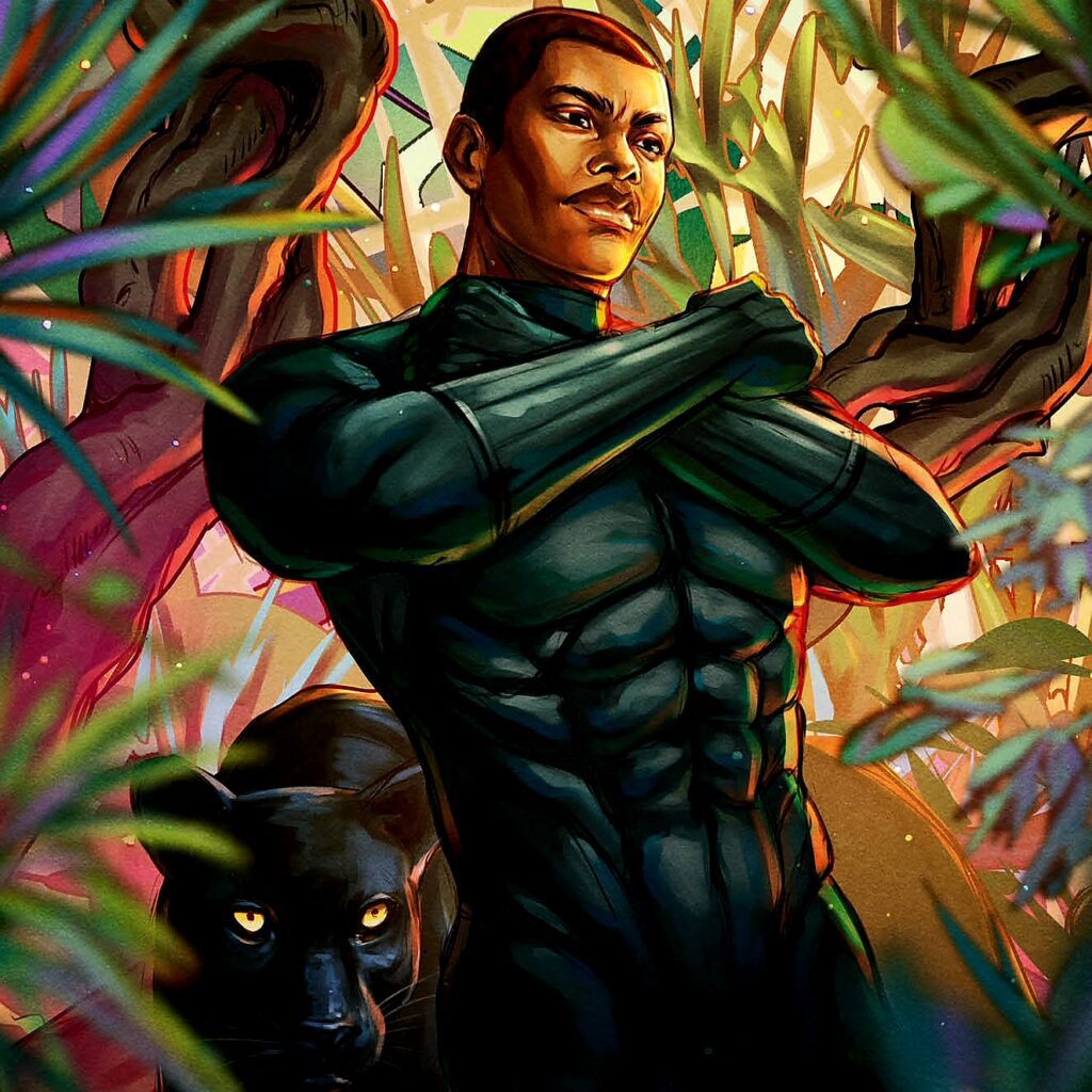 Marvel's Voices Wakanda Fovever at New York Comic Con via 360 MAGAZINE.