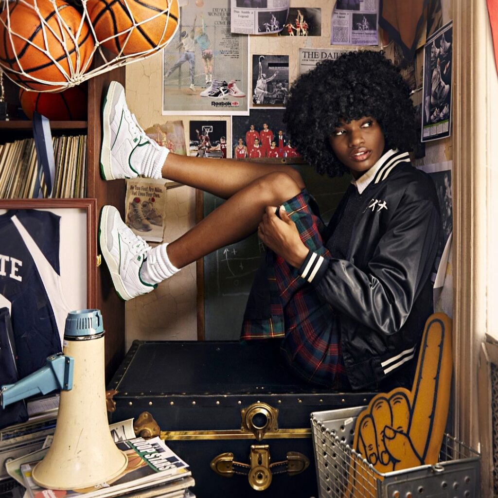 Reebok Classics basketball sneakers via 360 MAGAZINE.