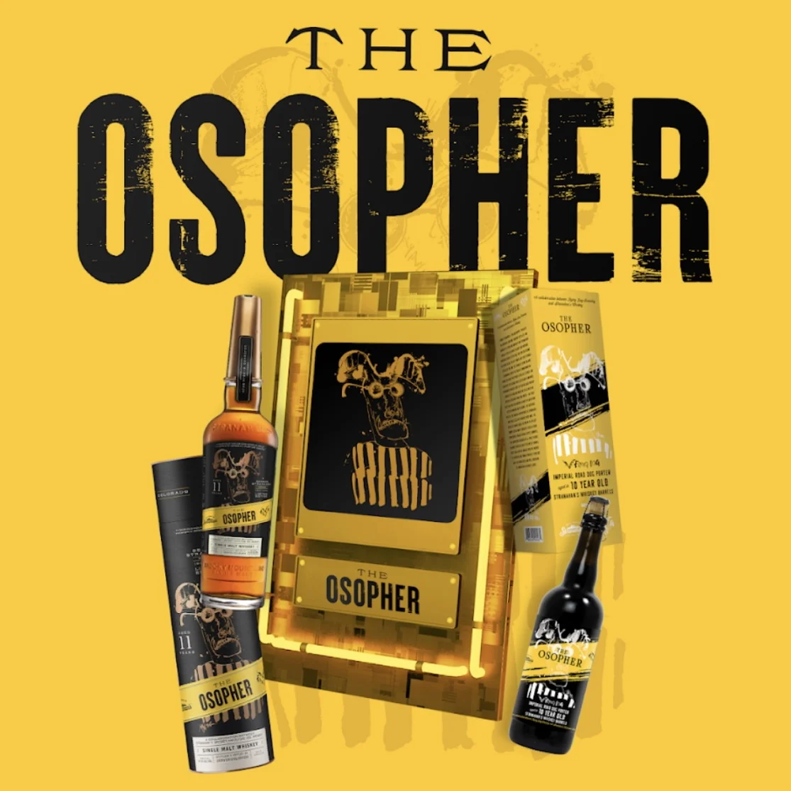 Stranahan’s Colorado Whiskey & Flying Dog Brewery Release “The Osopher” Exclusive Limited Edition Set and Commemorative NFT Bundle via Dhiti Kapadia by 360 Magazine