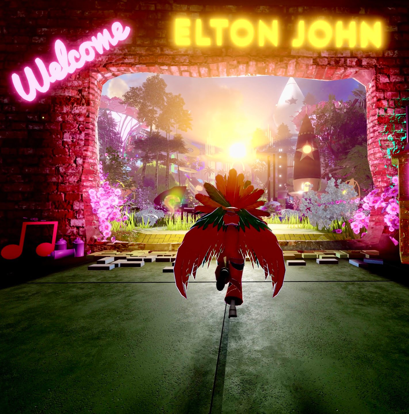 Elton John by Roblox via 360 MAGAZINE