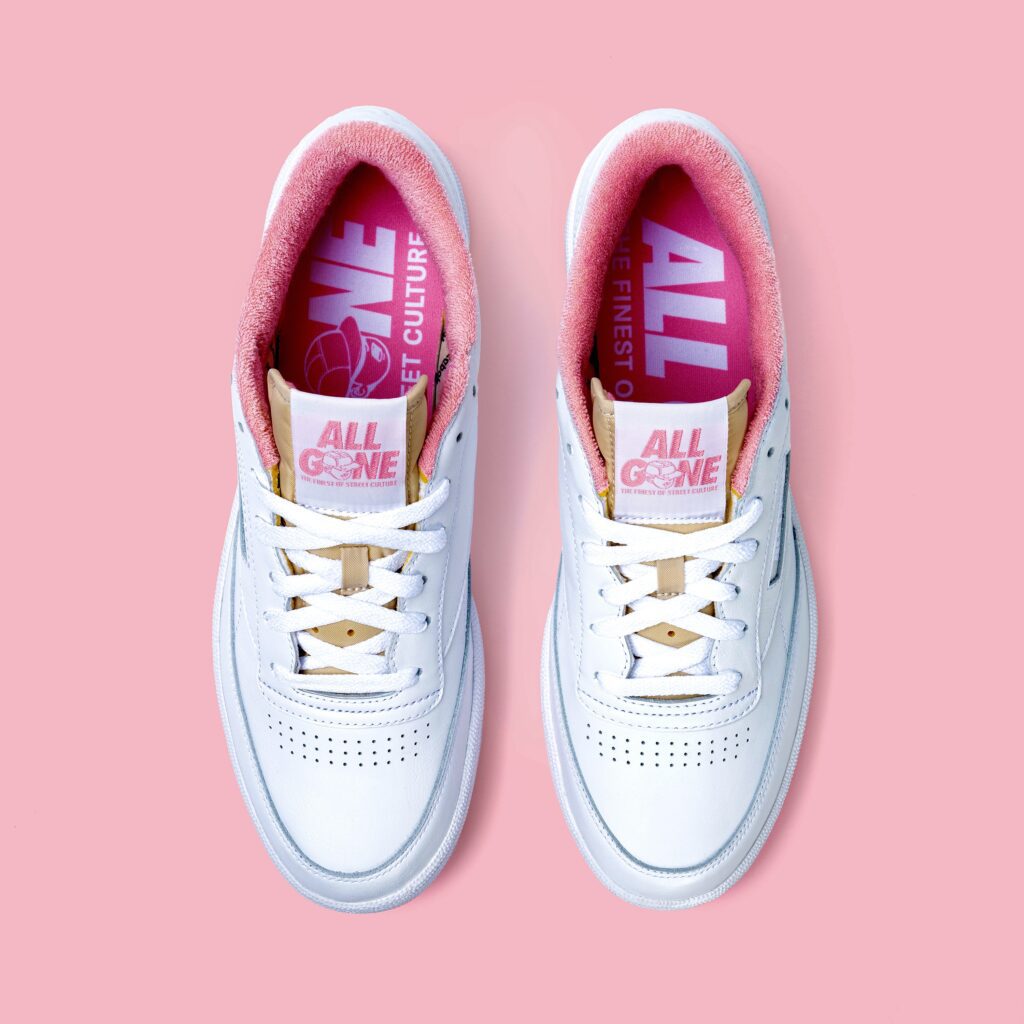 Reebok × ALL GONE × PAPERBOY via 360 MAGAZINE.