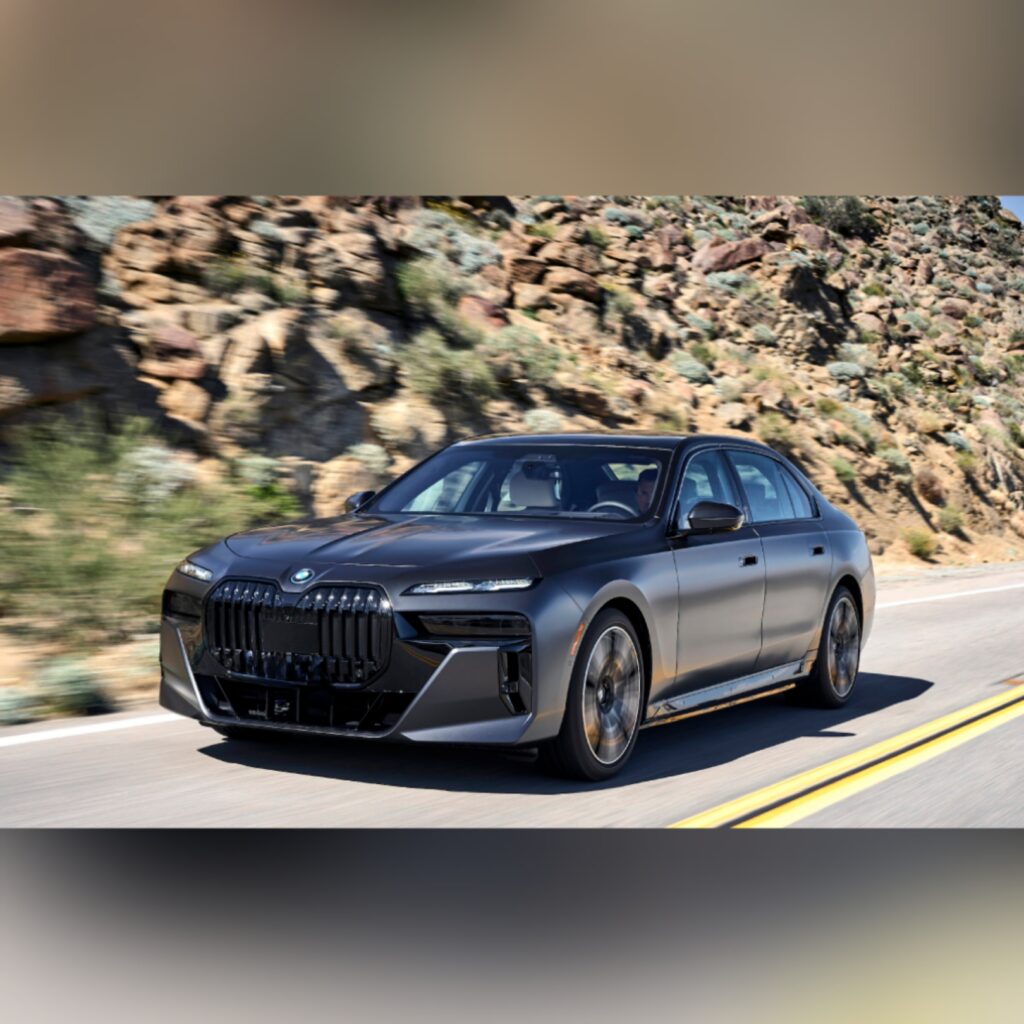 2023 BMW i7 xDrive60 via 360 Magazine and Automotive Rhythms.