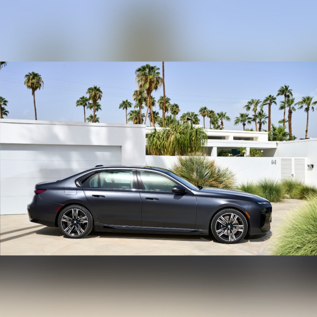 2023 BMW i7 xDrive60 via 360 Magazine and Automotive Rhythms.