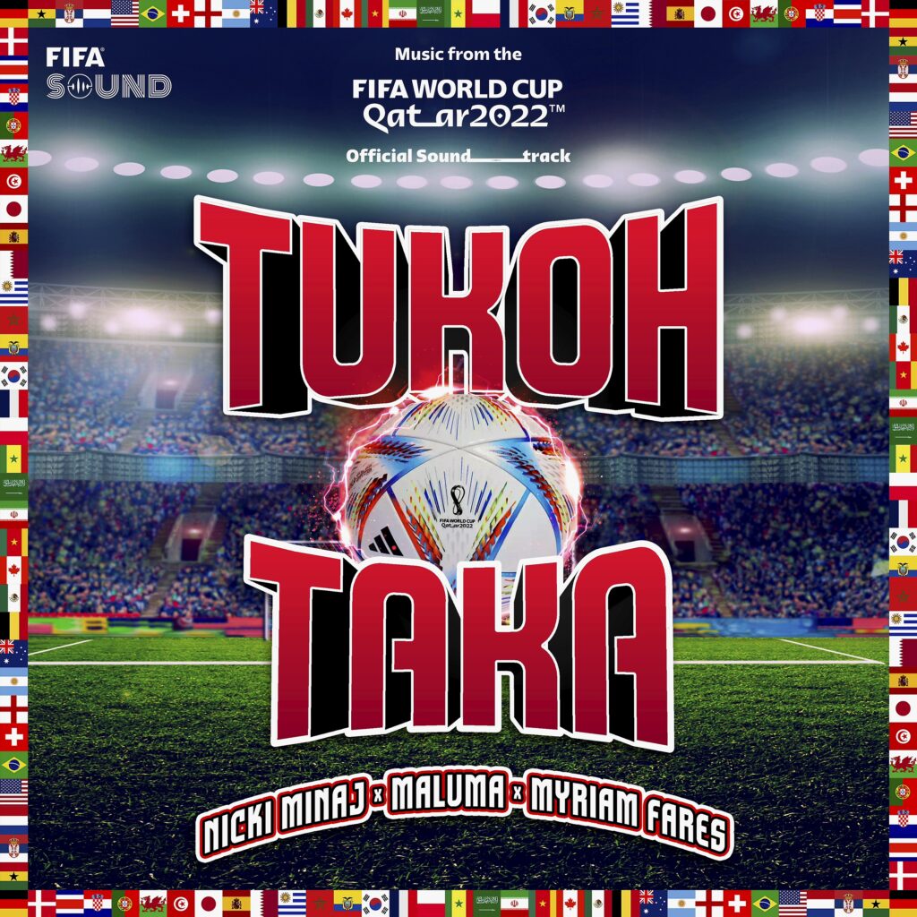 FIFA new song Tukoh Taka by Nicki Minaj and Maluma via 360 MAGAZINE.