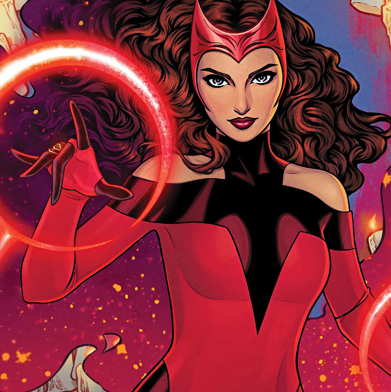 Marvel's Wanda Maximoff scarlet witch drop via 360 MAGAZINE.