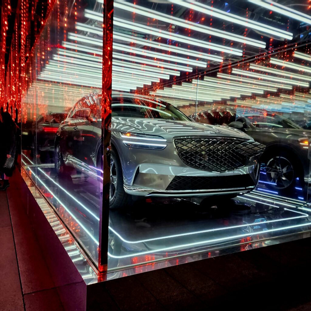 Genesis Motor and High Line Winter Lights presentation via 360 MAGAZINE in nyc.