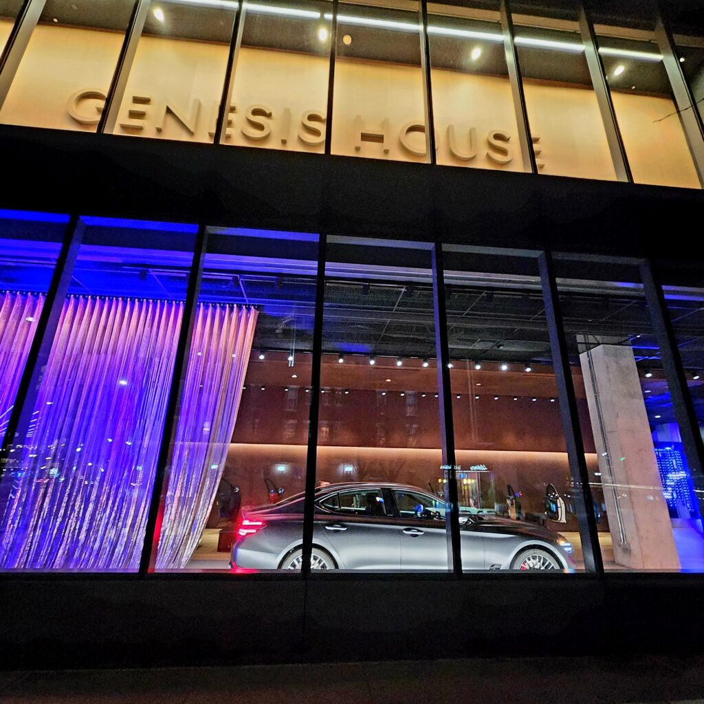Genesis Motor and High Line Winter Lights presentation via 360 MAGAZINE in nyc.