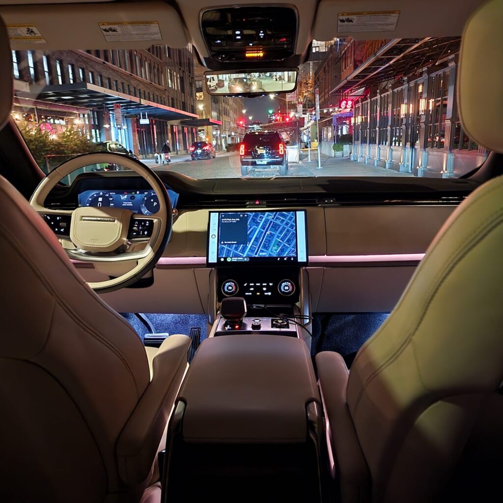 2022 Range Rover P530 First Edition activation in meatpacking district via 360 MAGAZINE.