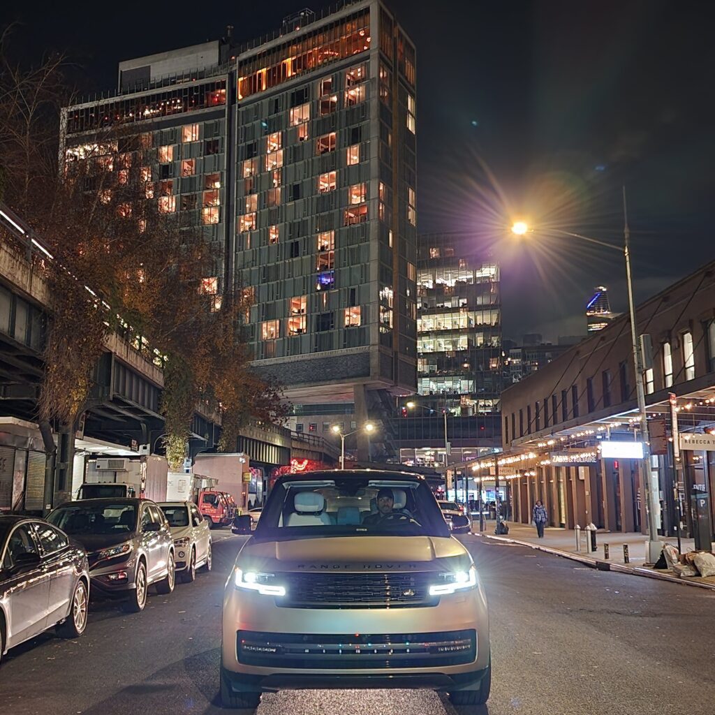 2022 Range Rover P530 First Edition activation in meatpacking district via 360 MAGAZINE.