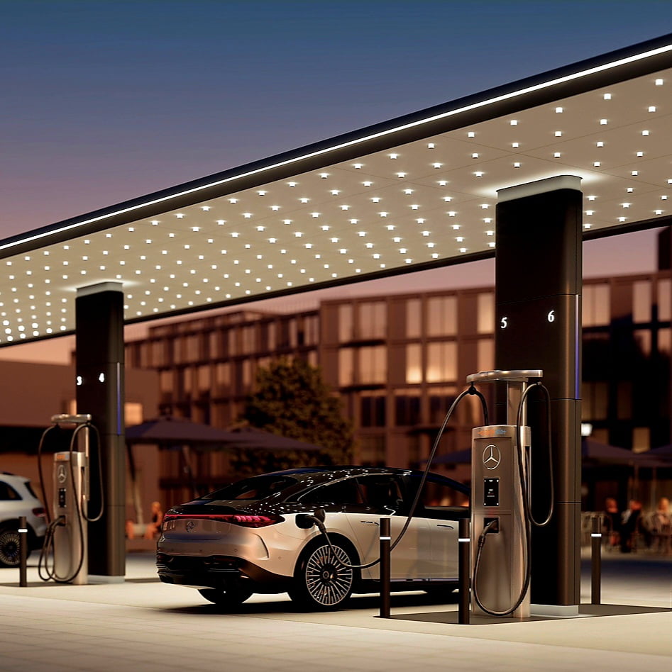 Mercedes-Benz announced new charging networks at CES via 360 MAGAZINE.