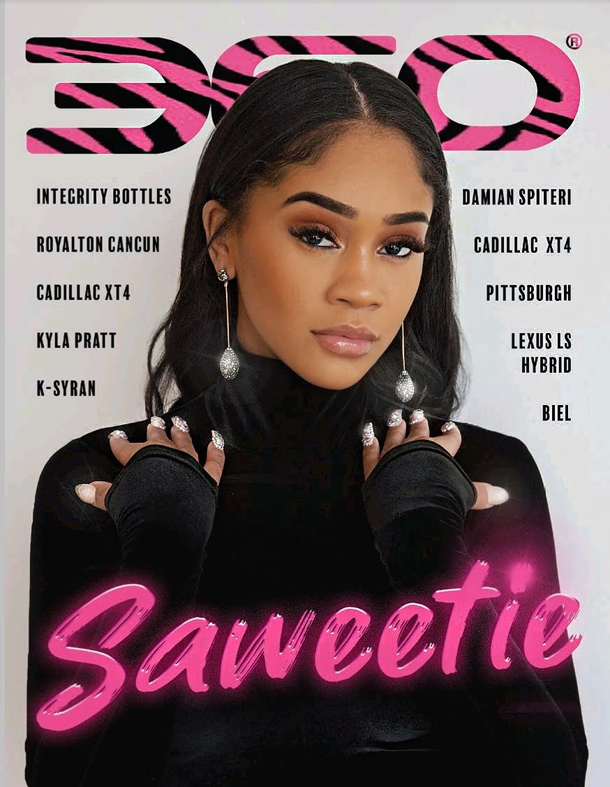 360 MAGAZINE places Saweetie on the cover.