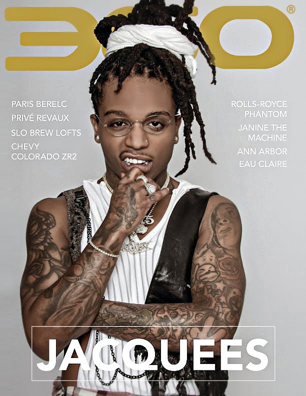 Jacquees is on the cover of 360 MAGAZINE.