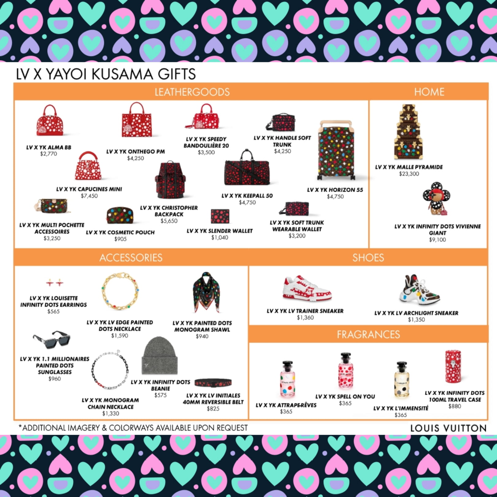 Louis Vuitton gift guide for loved ones and Valentine’s Day via 360 MAGAZINE.