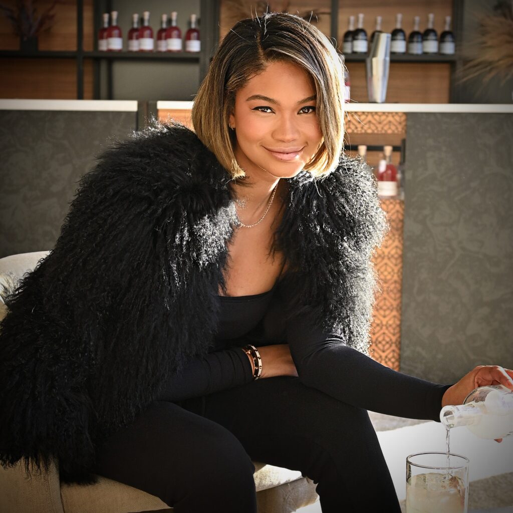 Chanel Iman at IMG NYFW OTR venue via 360 MAGAZINE.