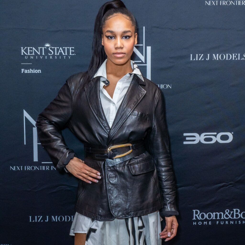 Fashion Model Kaden Olivier attends Next Frontier in Fashion during New York Fashion Week via 360 Magazine.