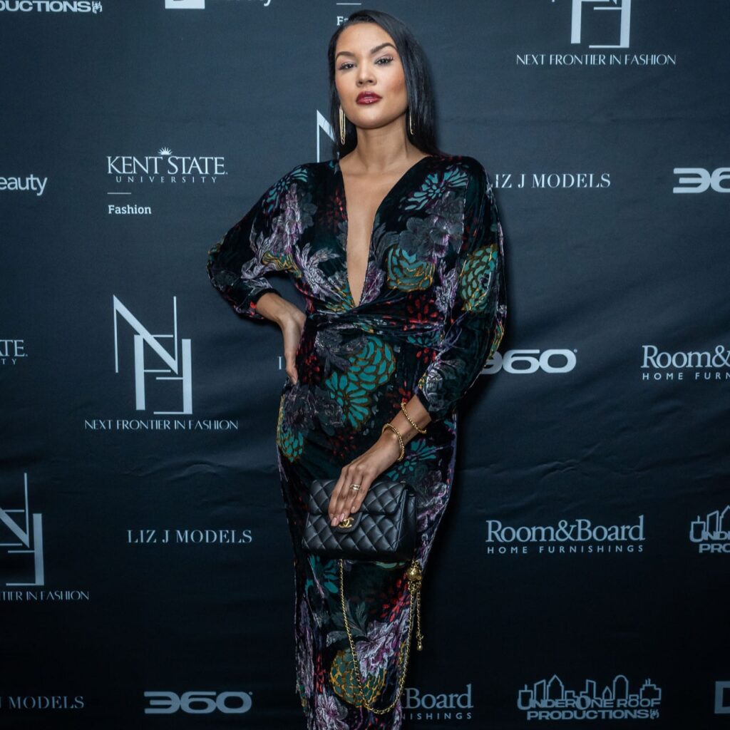 Attendee at Next Frontier in Fashion during New York Fashion Week via 360 MAGAZINE.