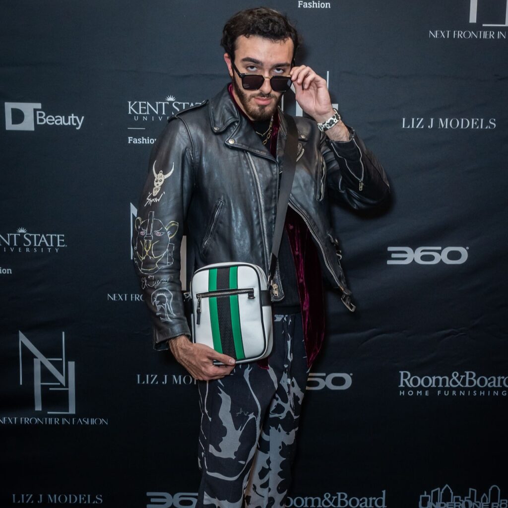 Attendee at Next Frontier in Fashion during New York Fashion Week via 360 MAGAZINE.