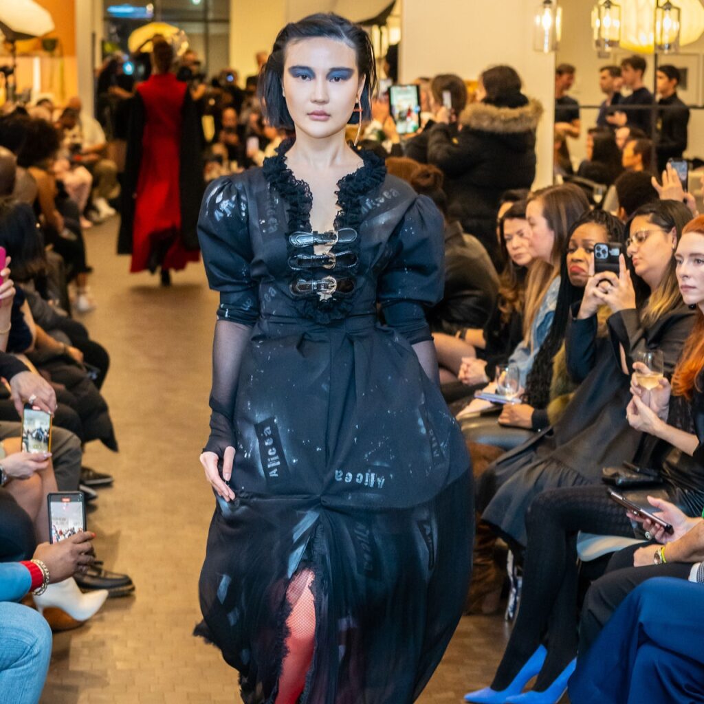 Next Frontier In Fashion presentation during NYFW at Room and Board Chelsea via 360 MAGAZINE.