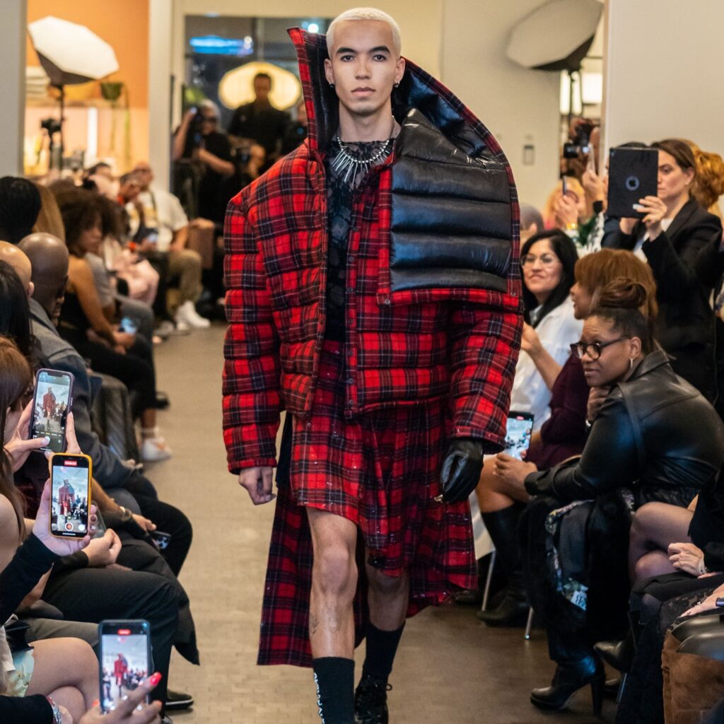 Next Frontier In Fashion presentation during NYFW at Room and Board Chelsea via 360 MAGAZINE.