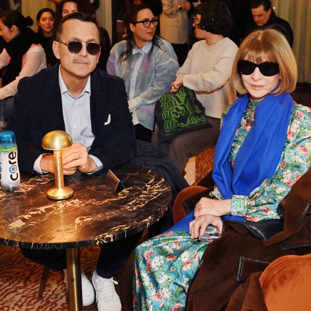 , Anna Wintour and Steven Kolb at OTR™ Premium Cocktail during New York Fashion Week via 360 MAGAZINE.