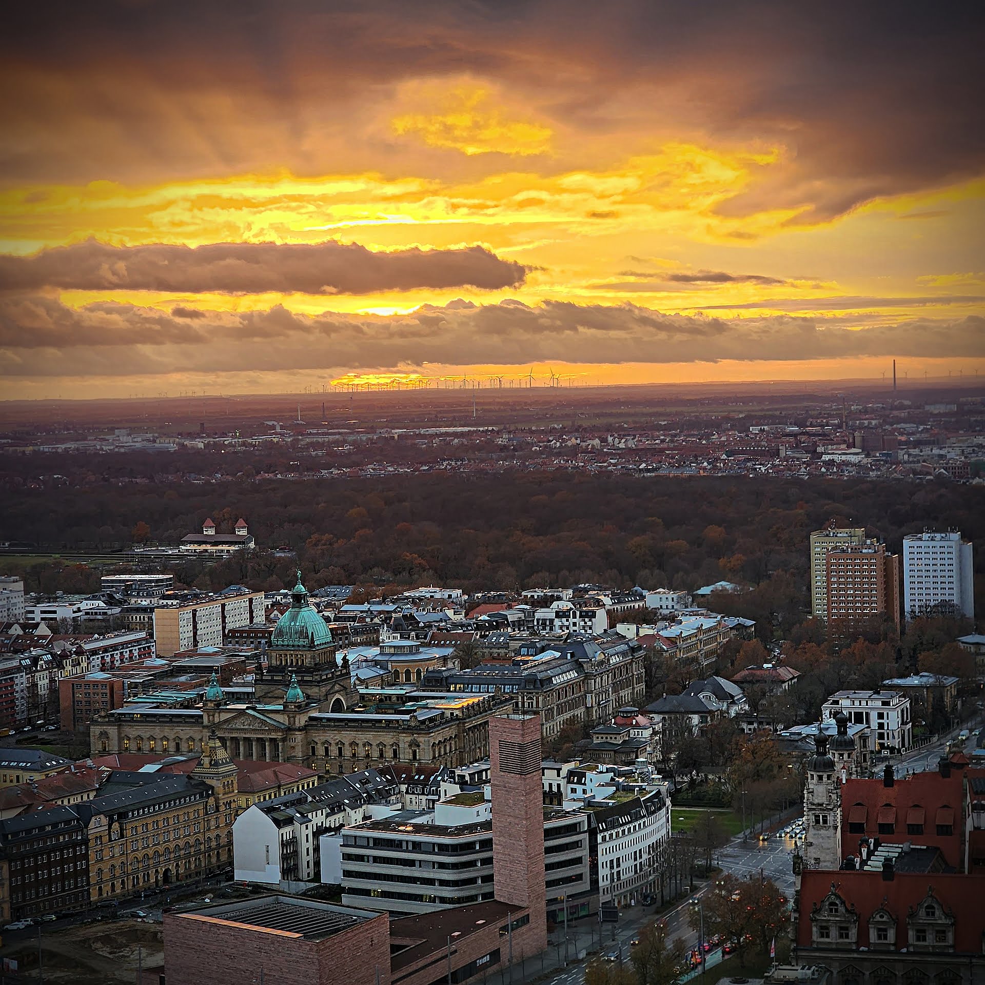 Leipzig from Paramount Building rooftop photographed by Vaughn Lowery via 360 MAGAZINE.