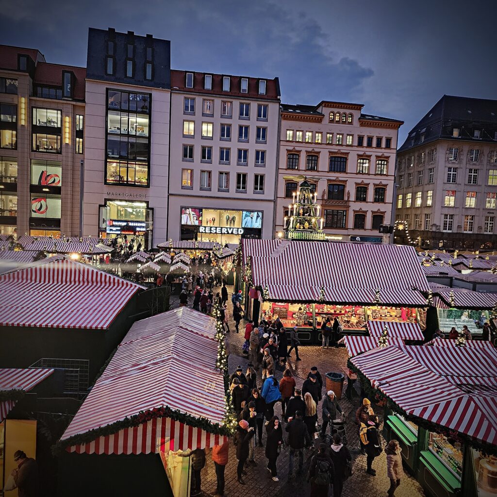Downtown Leipzig, Germany via 360 MAGAZINE.
