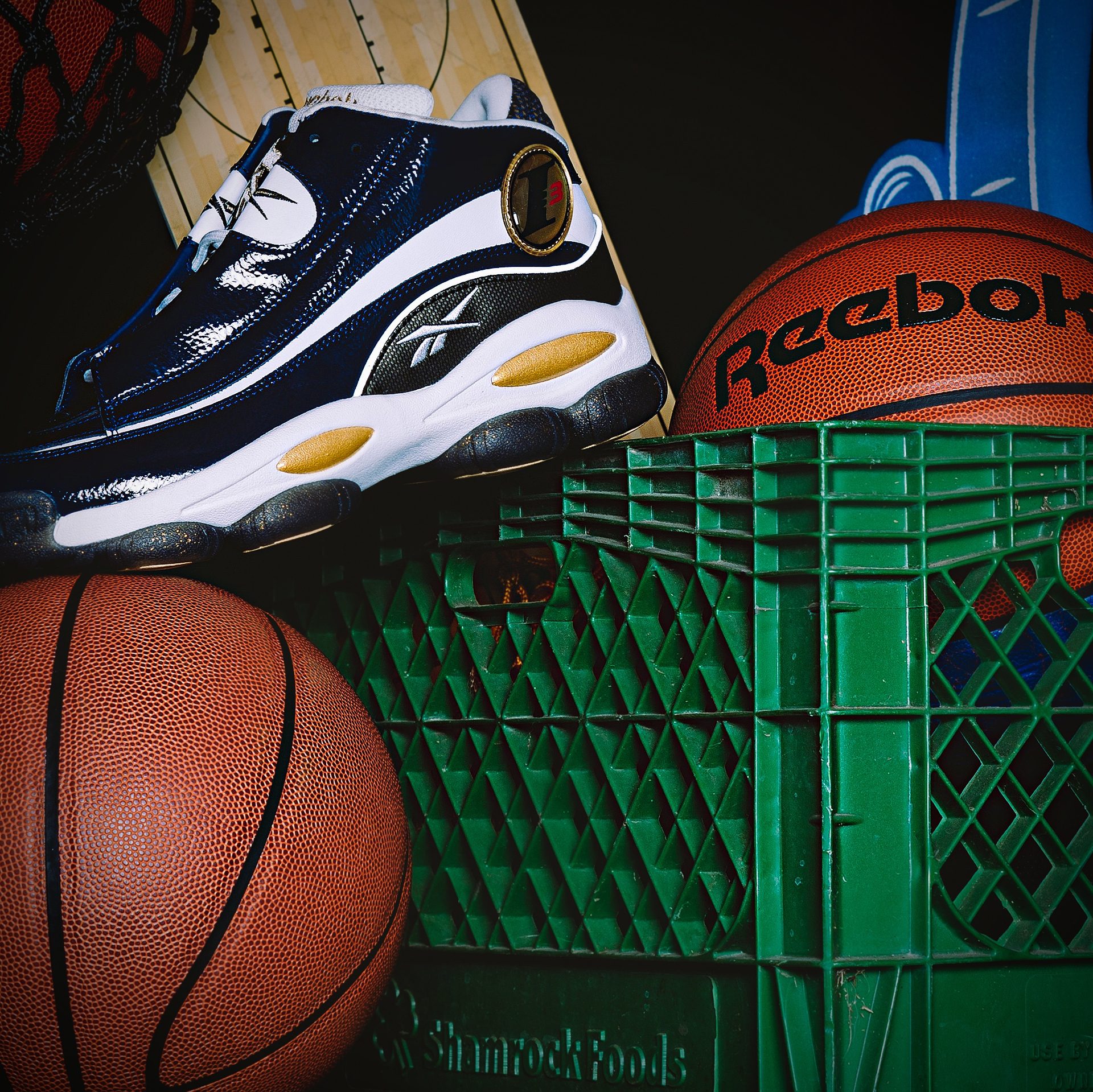 Reebok Basketball sneakers via 360 Magazine.