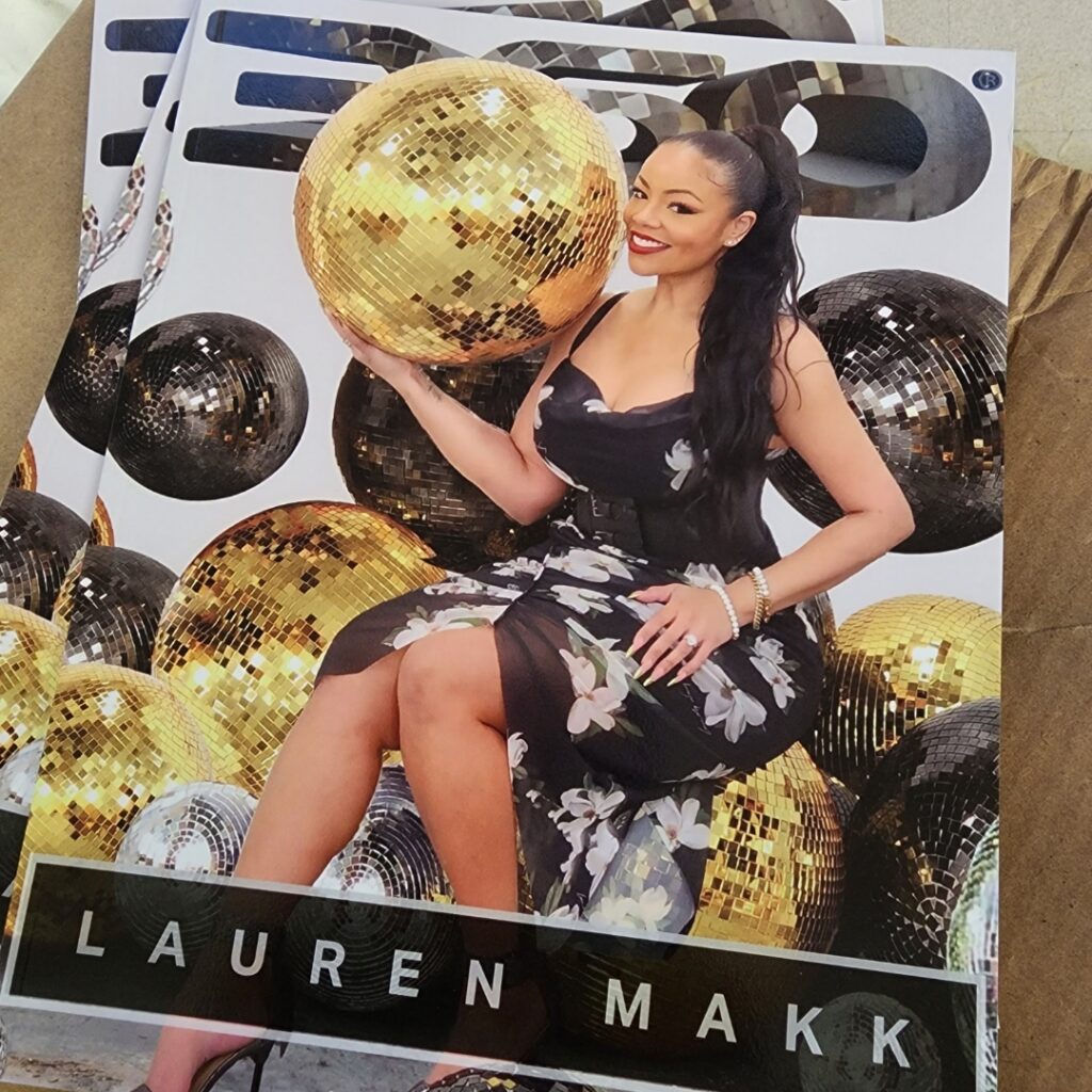 Lauren Makk wears AllSaints on the cover of 360 MAGAZINE. Cover photo by Vaughn Lowery. 

