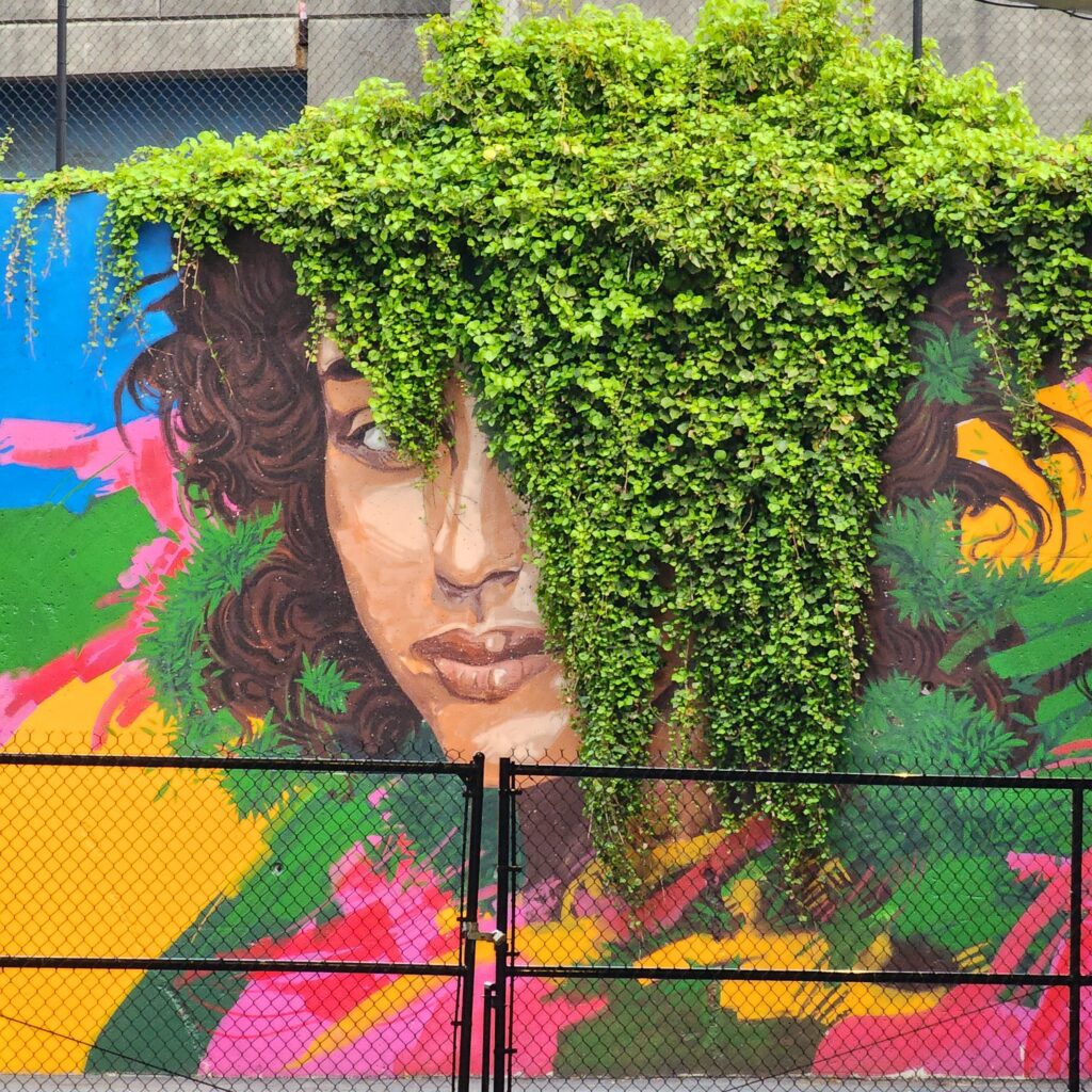 The Bronx art mural captured by Vaughn Lowery of 360 MAGAZINE.