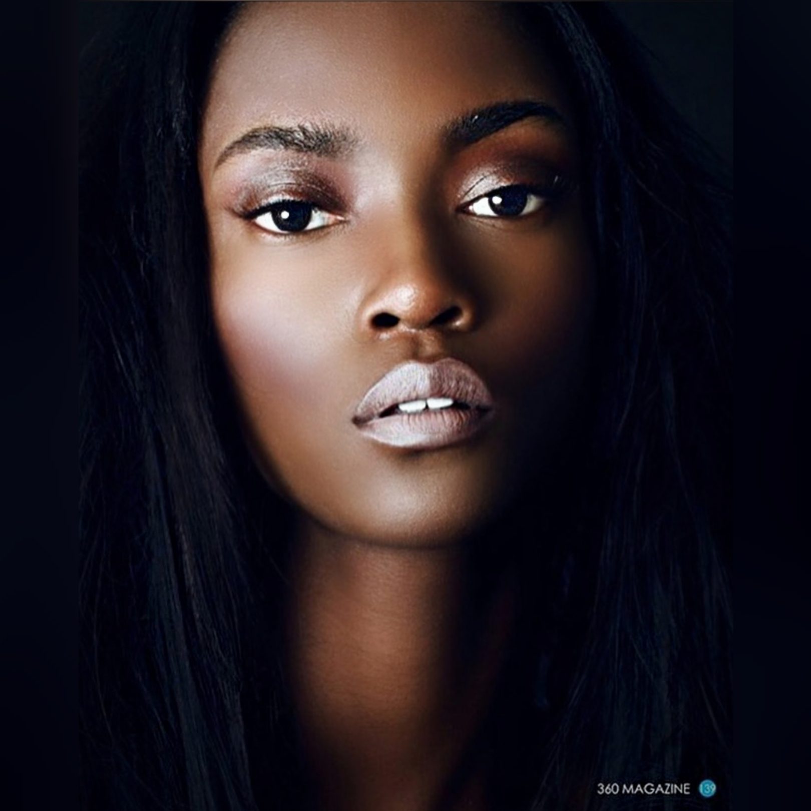 IMG supermodel and singer Ebony Riley captured by Tyren Redd for Vaughn Lowery's 360 MAGAZINE.
