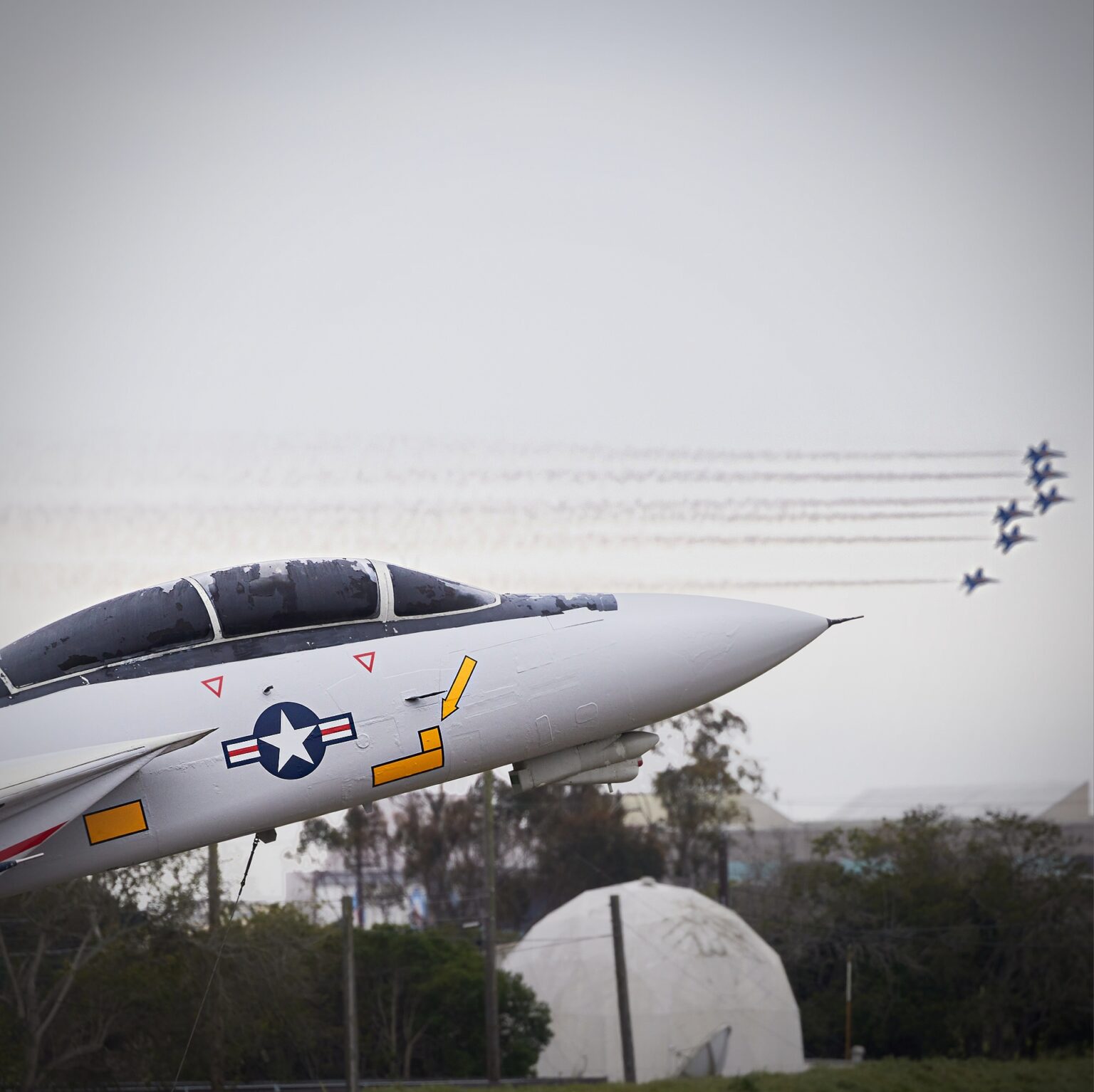 Blue Angels air show in California shot by Jeff Langlois for 360 MAGAZINE.