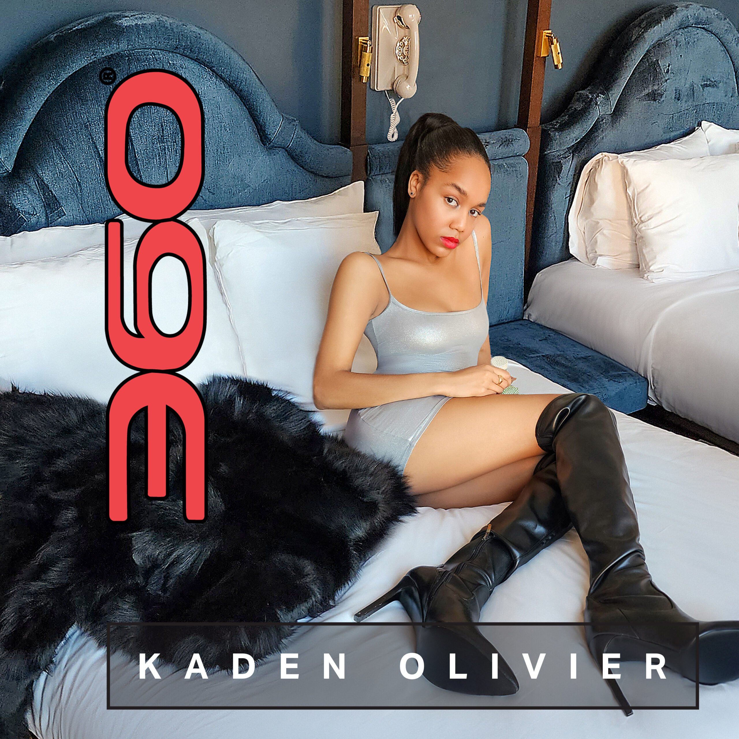 Kaden Olivier, photographed by Vaughn Lowery, at the Civilian Hotel stuns on the cover of 360 MAGAZINE.