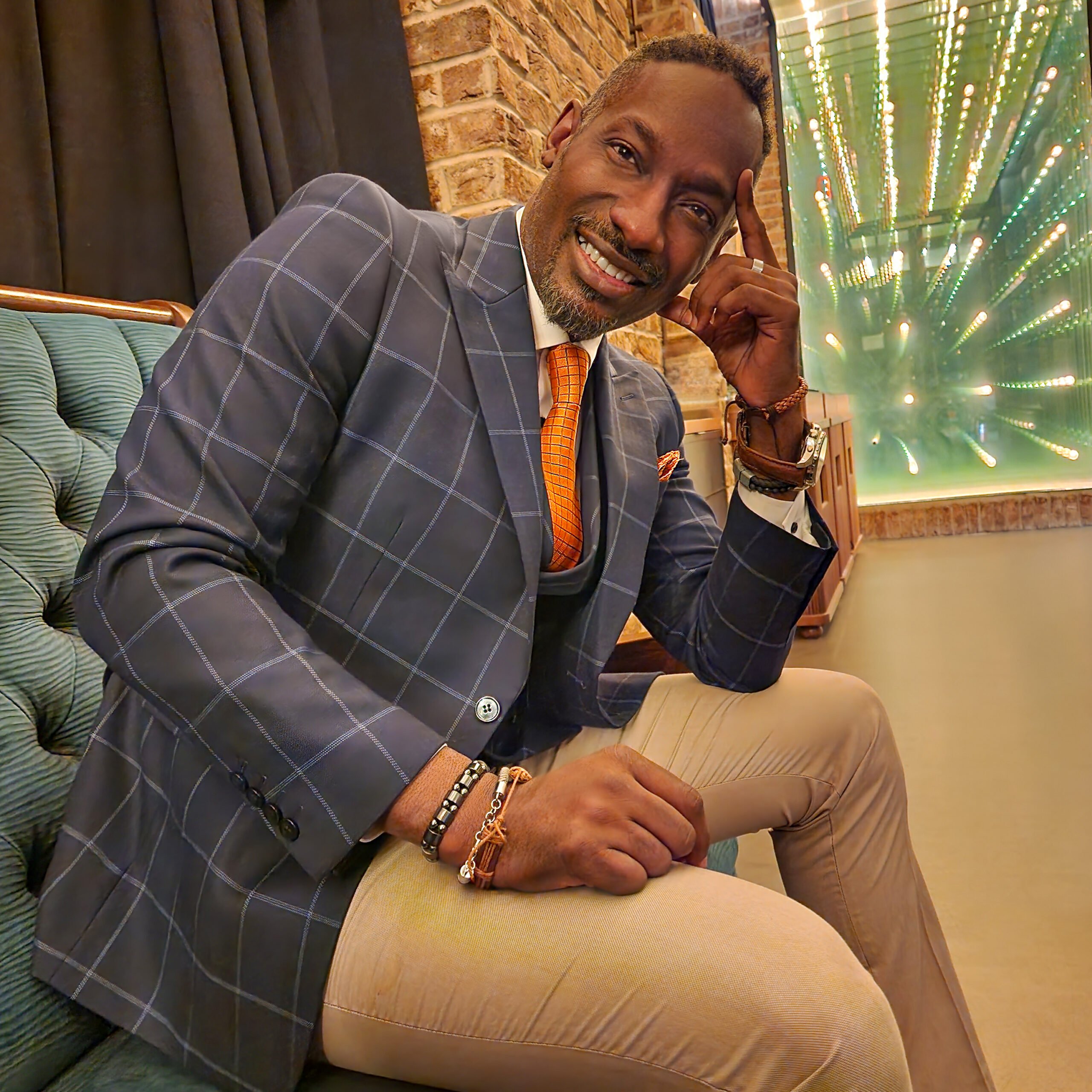 Orator and nightlife curator Arthur J. Rutledge, captured by photographer Vaughn Lowery, prepares to embark on his next endeavor at the Civilian Hotel.