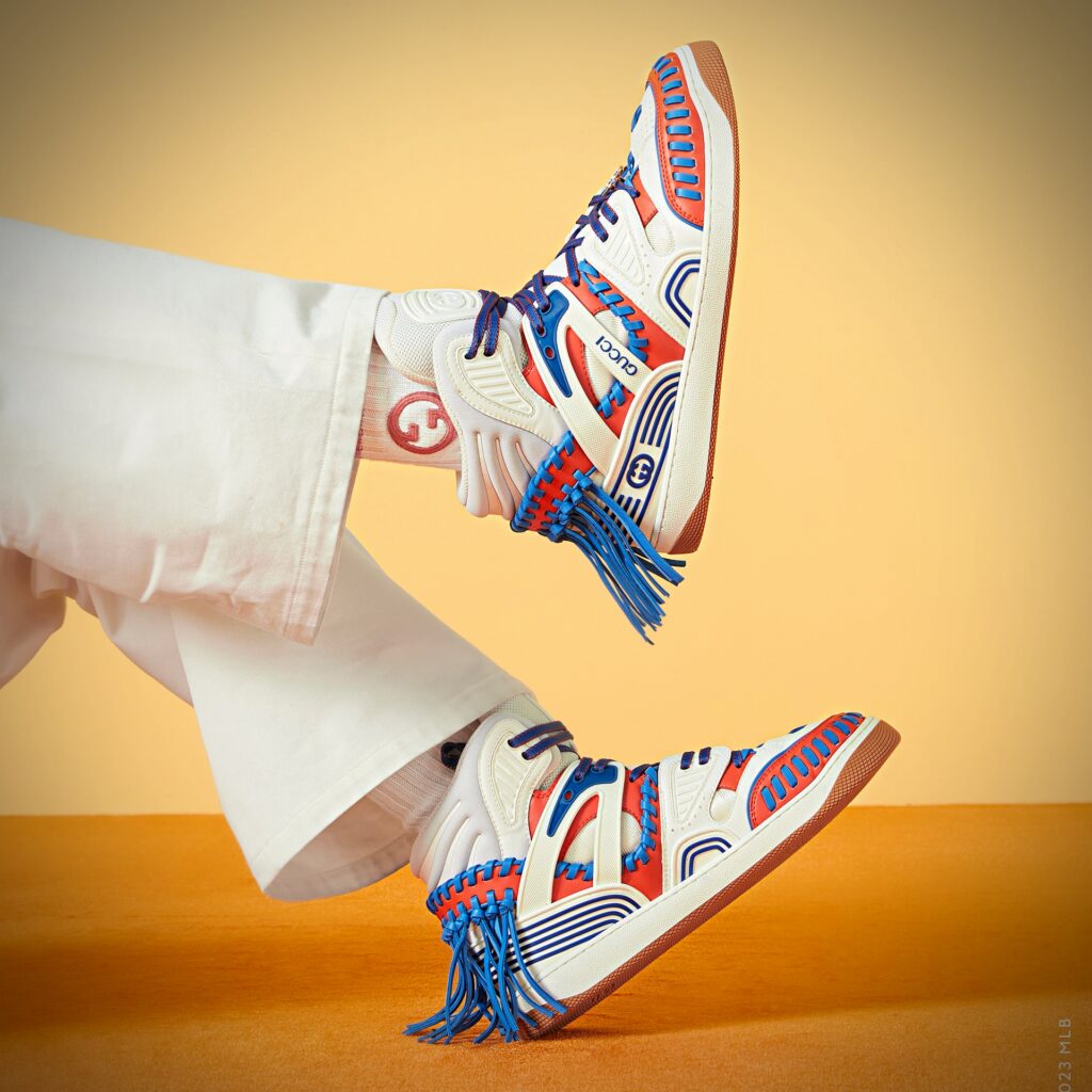 Gucci’s latest MLB Capsule Collection, in collaboration with Major League Baseball™ via 360 MAGAZINE.