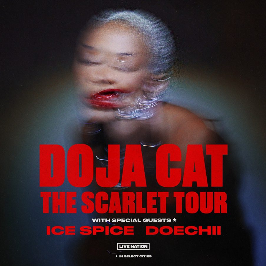 Doja Cat The Scarlet Tour f/ Ice Spice and Doechii via 360 MAGAZINE.