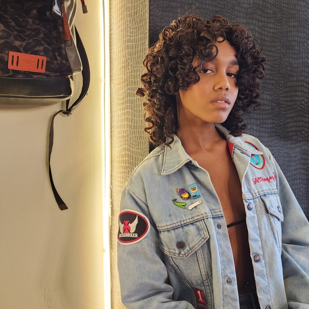 Fashion Model Kaden Olivier captured at Civilian Hotel by photographer Vaughn Lowery for 360 MAGAZINE.