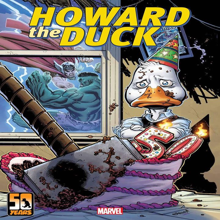 Celebrating Howard the duck in comics. Howard is going on a new adventure through the multiverse. This should be exciting.