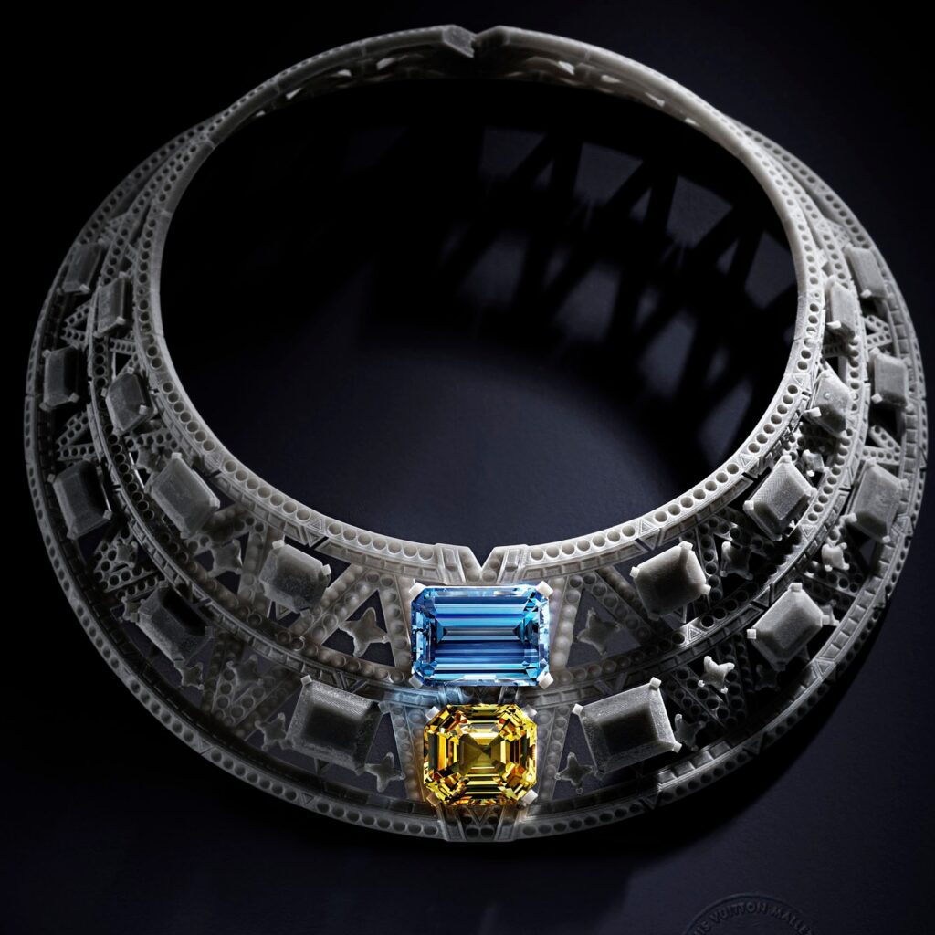 Louis Vuitton High Jewelry collection via 360 MAGAZINE.