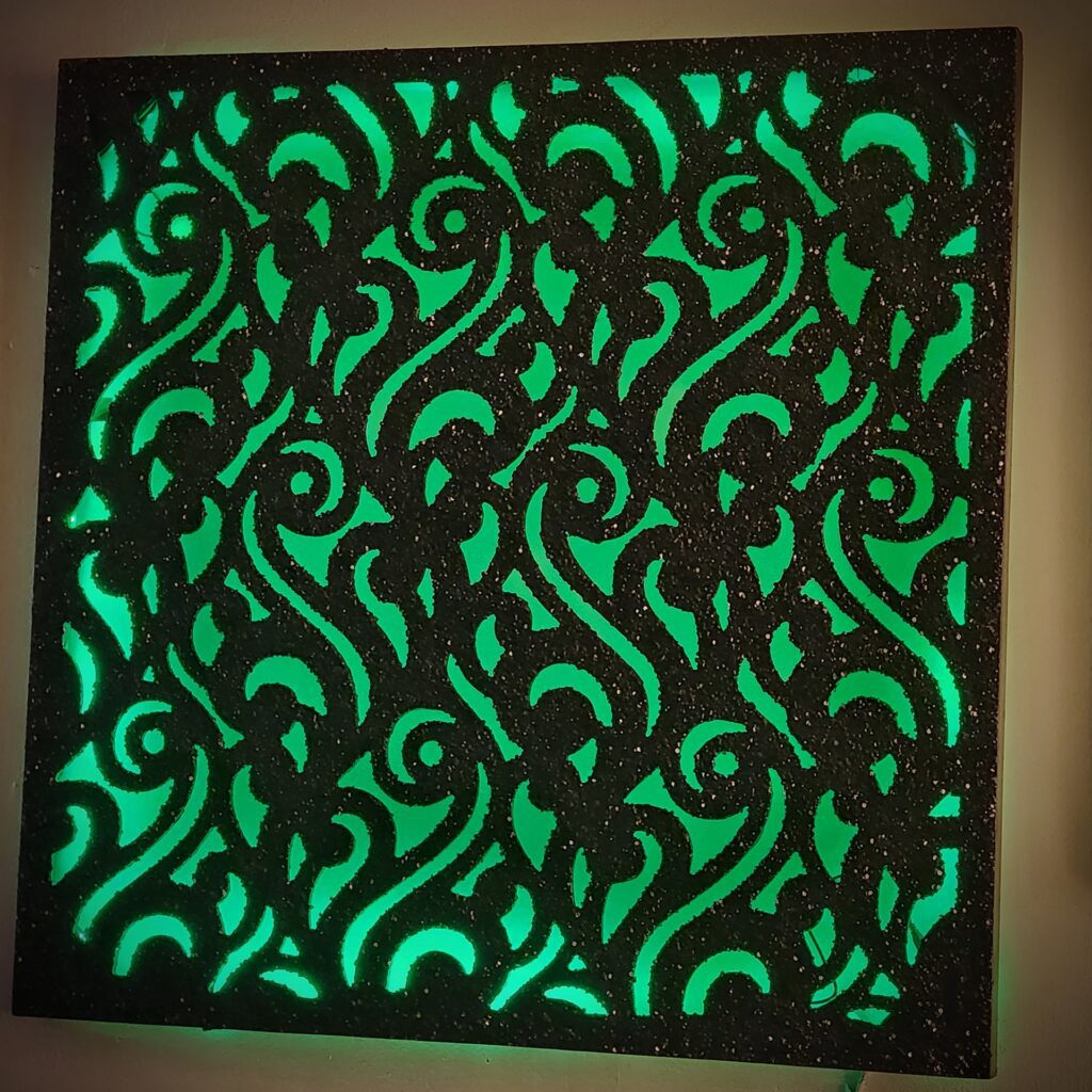 Vaughn Lowery's mix media art via 360 MAGAZINE.